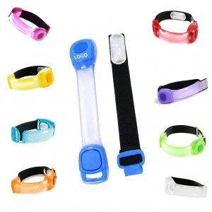High-Visibility Glowing LED Safety Armband for Night Running