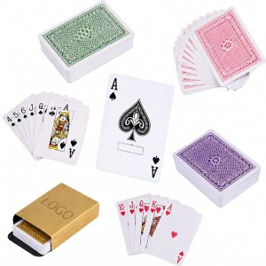 Premium Plastic-Coated Standard Playing Cards - 12 Deck Set