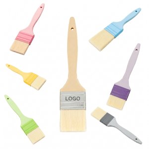 Heat-Resistant Kitchen Basting Brush with Colorful Ergonomic Handles