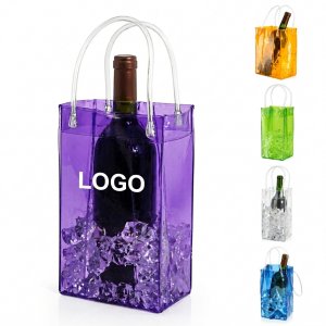 Translucent Portable Chiller Tote for Wine and Spirits