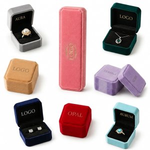 Premium Velvet Presentation Box for Jewelry and Corporate Gifts