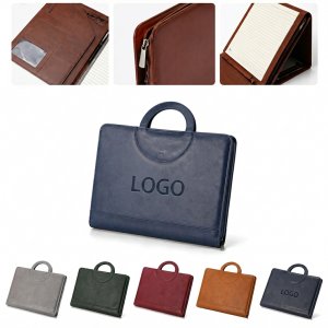 Professional A4 Zip-Around Portfolio with Integrated Handles