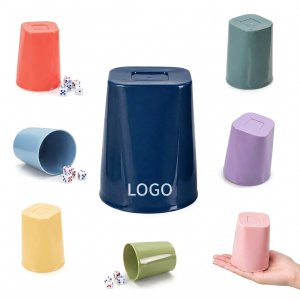 Tapered Plastic Game Dice Shaker Cup for Social Gaming